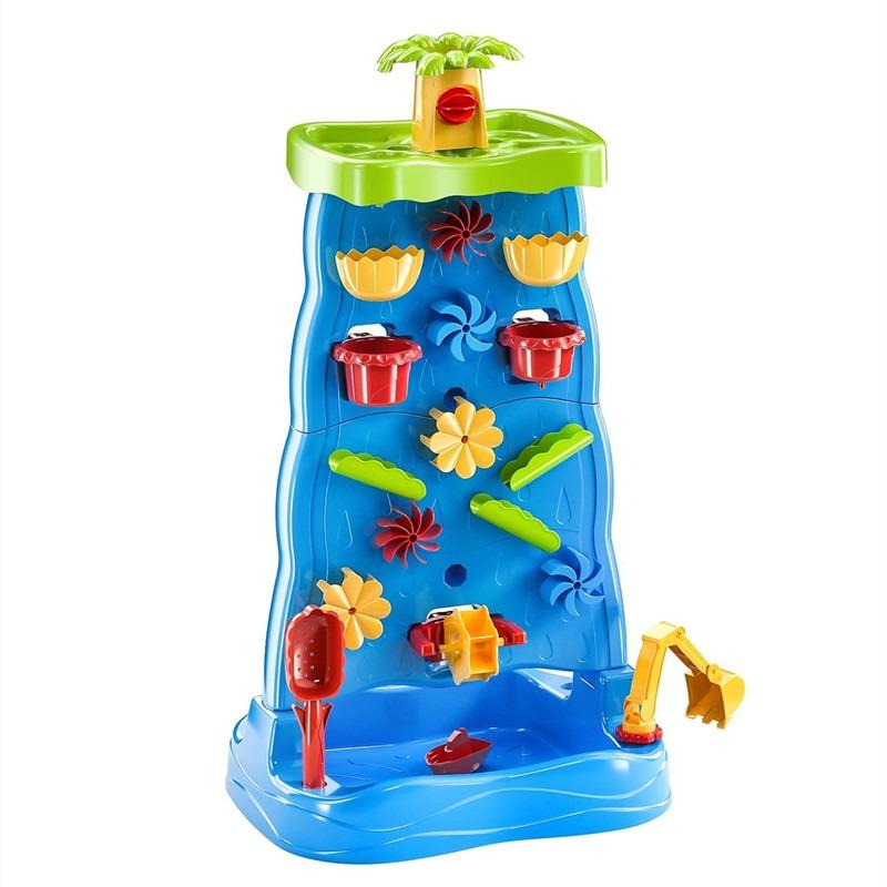 Donloyon Water Play Activity Tower - Blue/Green