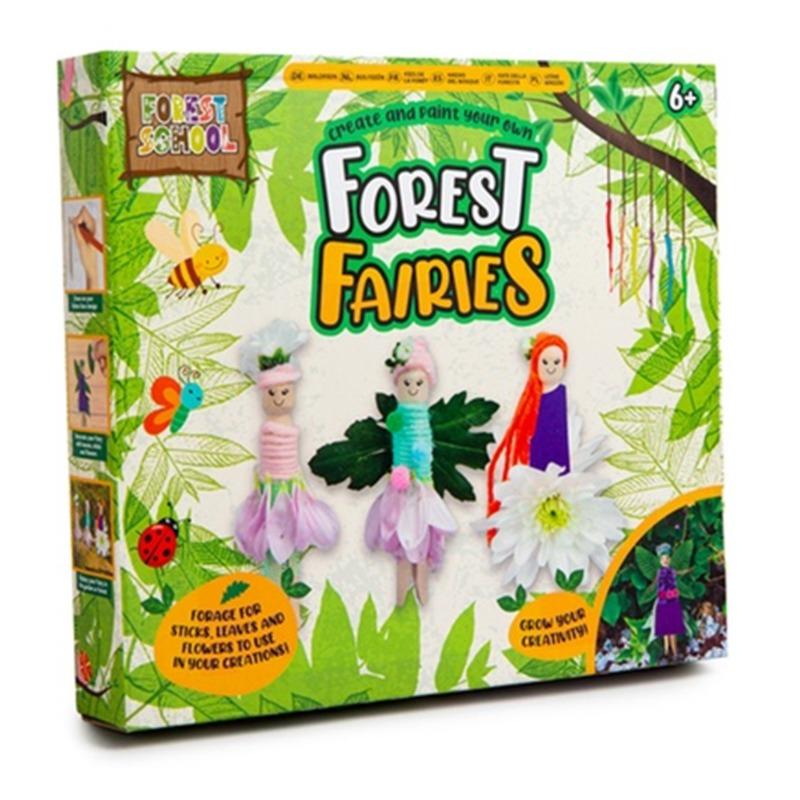 RMS Toys Create and Paint Your Own Woodland Fairies Set