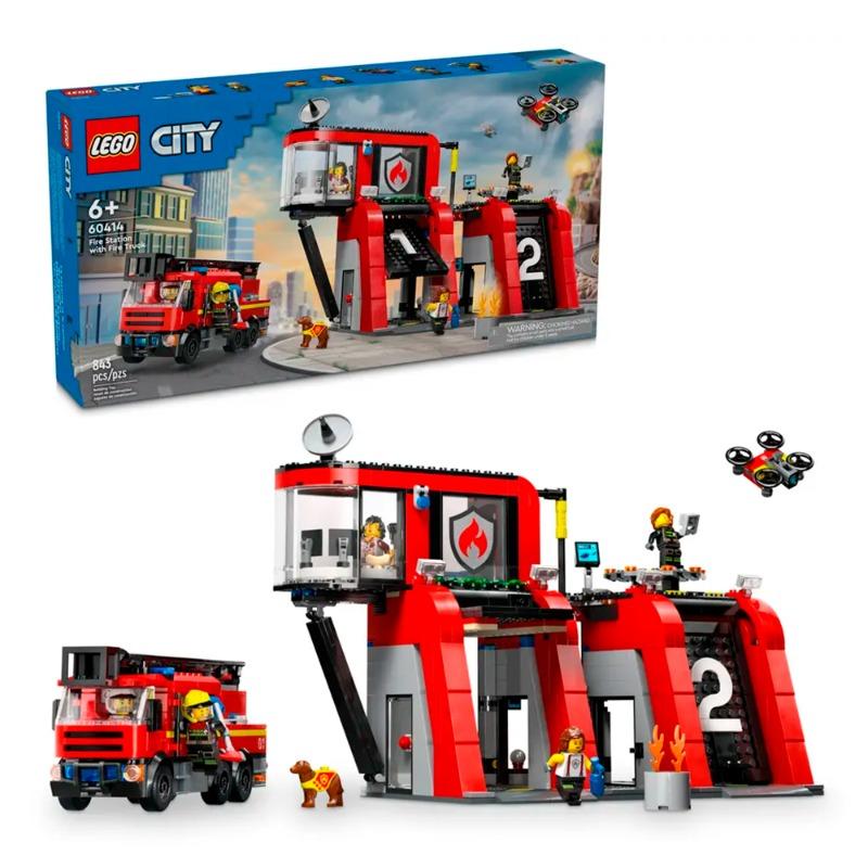 LEGO Fire Station With Fire Truck 60414