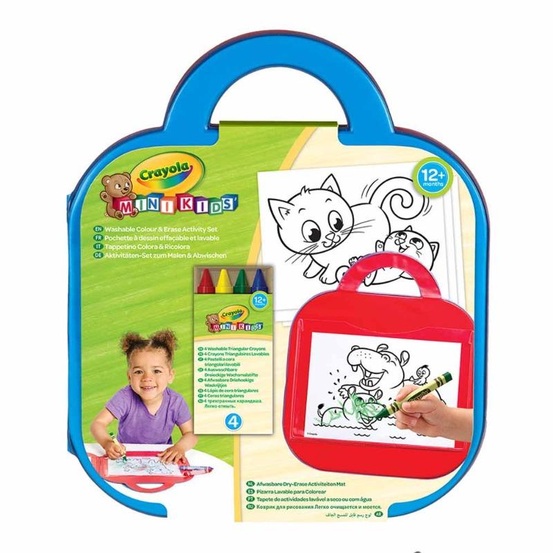 Crayola Dry Erase Mat – Portable Activity & Drawing Set