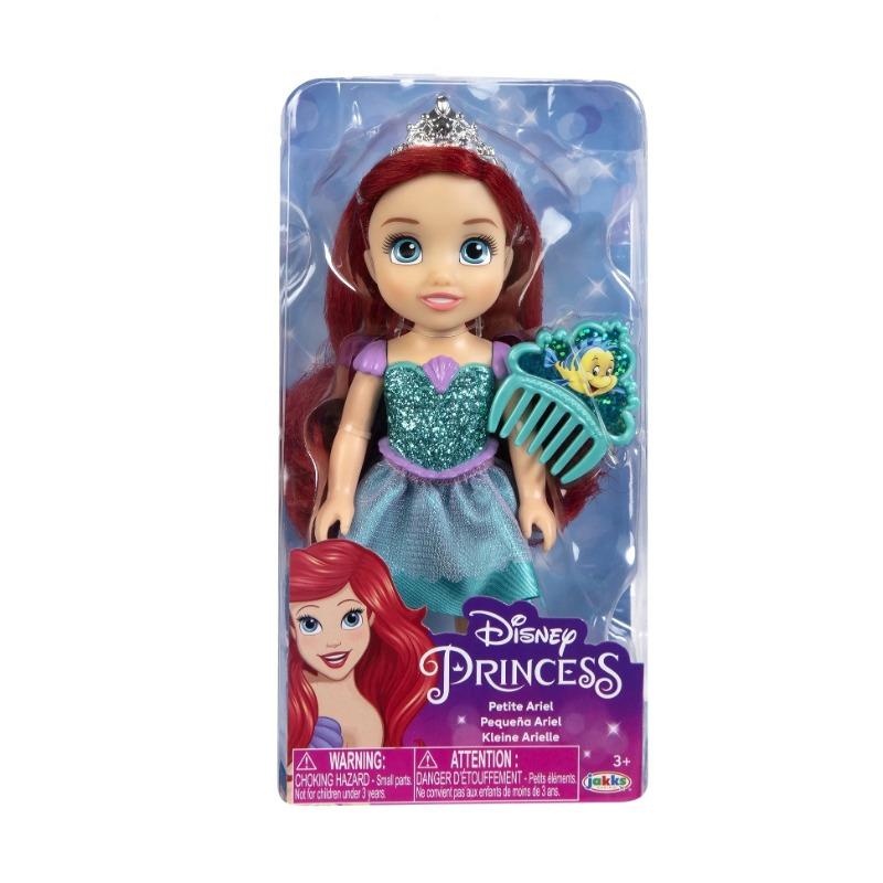 ديزني - دمية أميرة ديزني آرييل الصغيرة مقاس 6 انش للاطفال