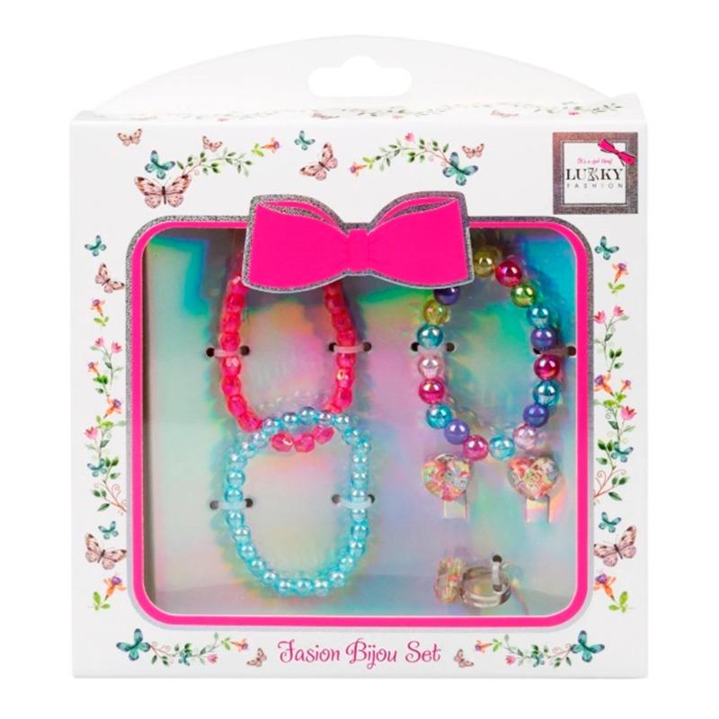 لوكي - مجموعة مجوهرات لوكي فاشون بيجو ستروبيري للأطفال