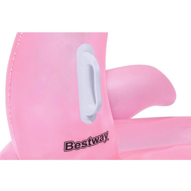 بيست واي - عوامة السباحة بتصميم فلامينجو لون وردي