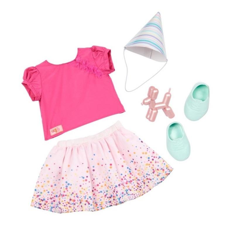 Our Generation Confetti-Themed Birthday Outfit