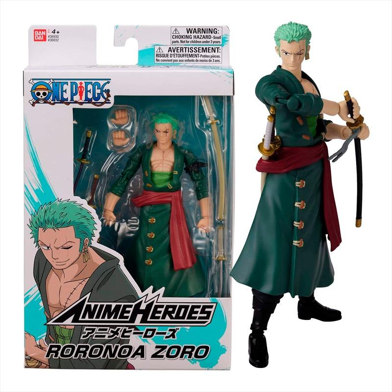 Bandai Anime Heroes One Piece - Roronoa Zoro Action Figure