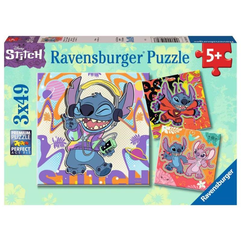 Ravensburger Disney Stitch 3 X 49 Pcs Puzzle