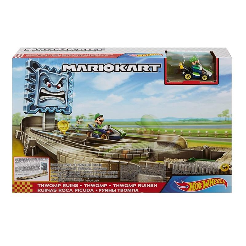Hot Wheels Mario kart THWOMP Ruins Track Set