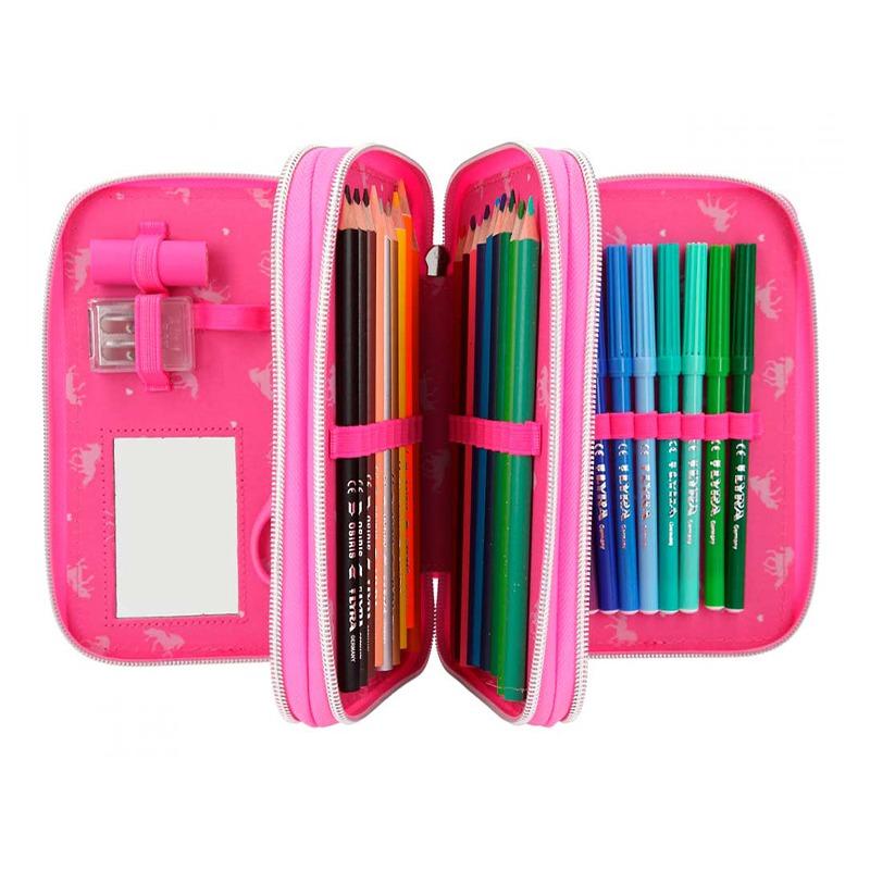 توب موديل - مقلمة ثلاثية مس ميلودي مع الأدوات