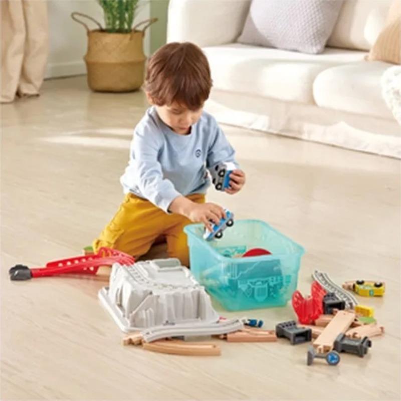 Hape City Train Bucket Set