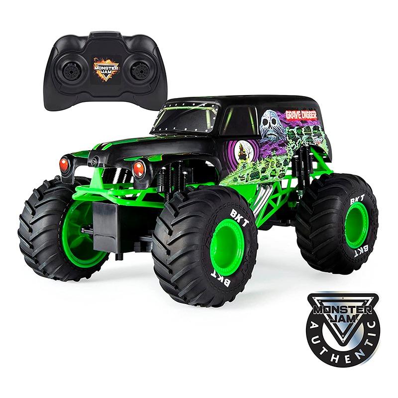 مونستر جام - سيارة جريف ديجر بجهاز تحكم عن بعد لون أخضر