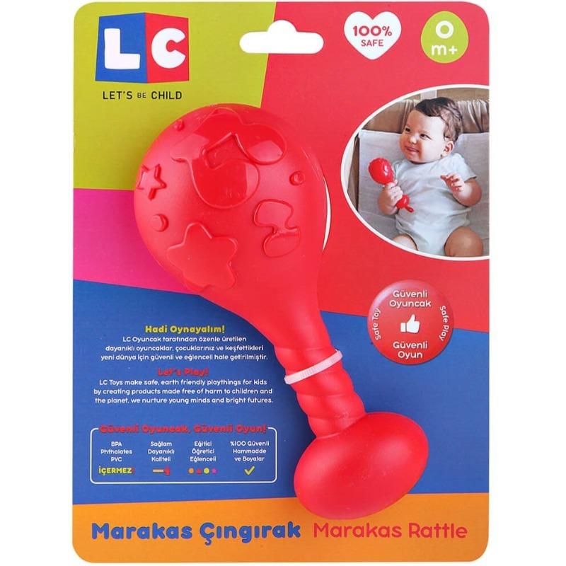 ليتس بي تشايلد - خشخيشة الأطفال متعددة الألوان