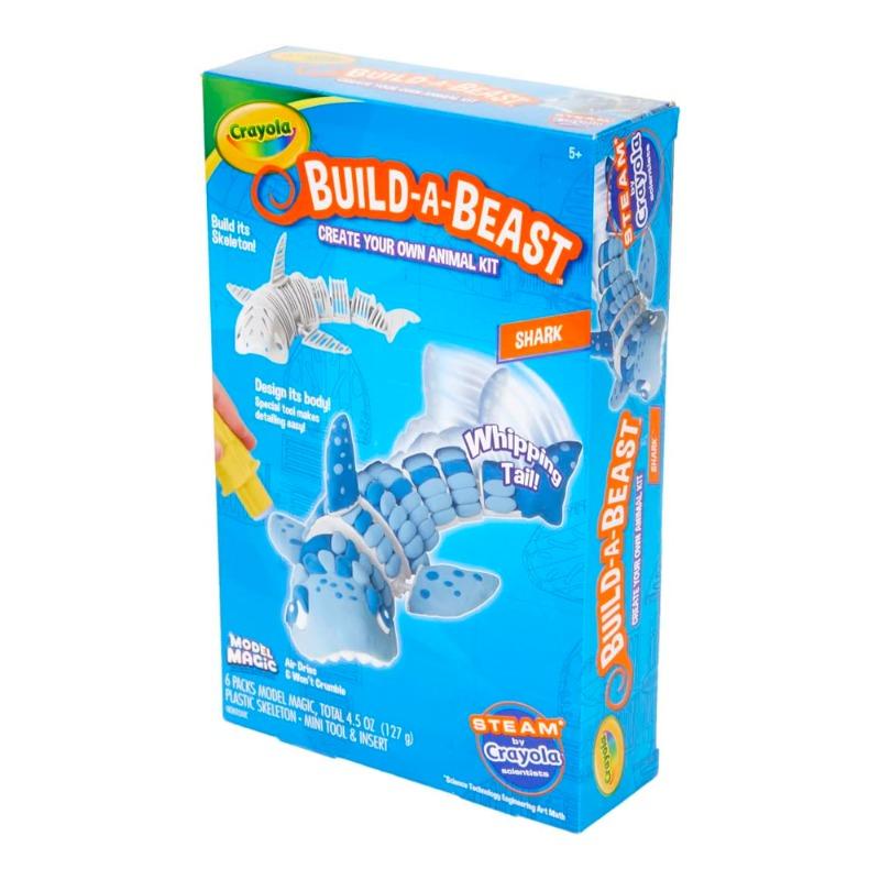 كرايولا - مجموعة بناء هيكل بتصميم القرش