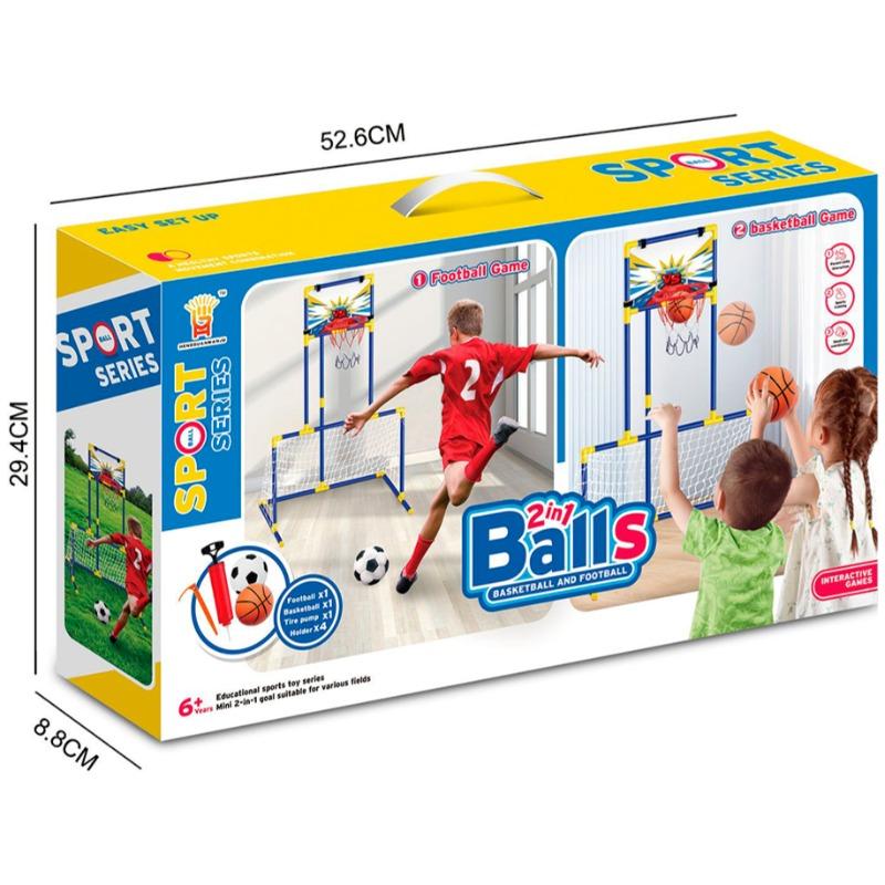 Basketball and Football Game 2 in 1