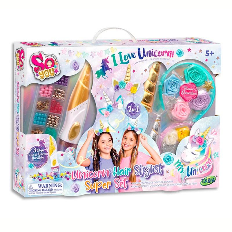 Tasia Unicorn Hair Stylist Super Set