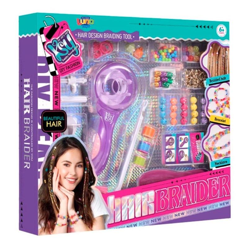 مجموعة آلة خرز جدائل الشعر