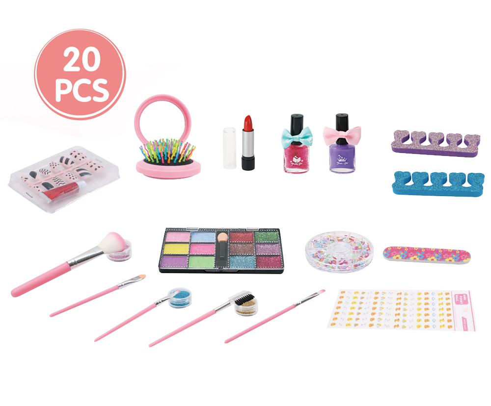 Makeup Set with Shell Bag - 20 Pcs
