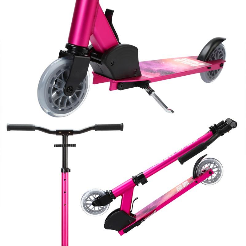 Boldcube Sapphire Foldable Dual Scooter - Pink