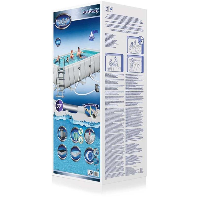 Bestway Power Steel Rectangular Pool Set