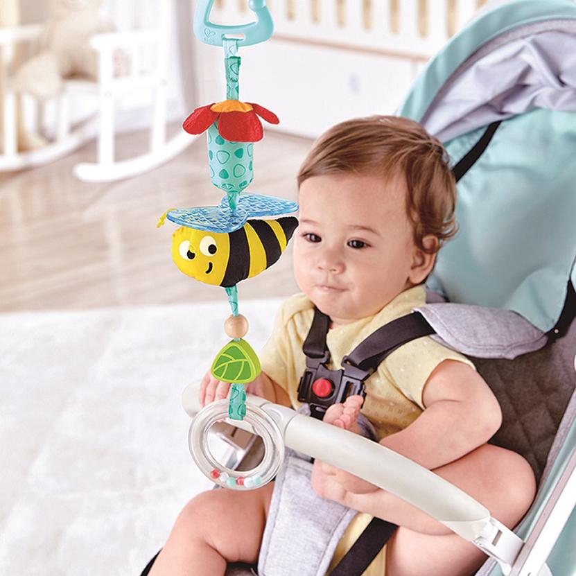 هيب - سلسلة اللعب تصميم النحلة لعربة المواليد