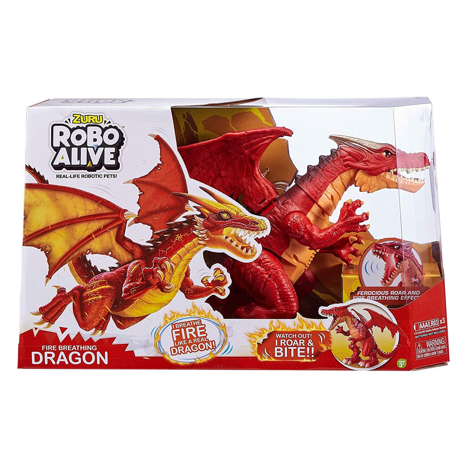 Robo Alive Roaring Ice Dragon Blasting