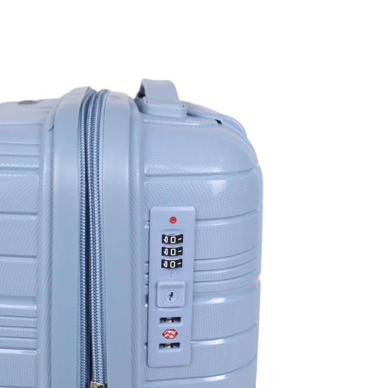 حقيبة سفر بعجلات مقاس 20 بوصة أزرق