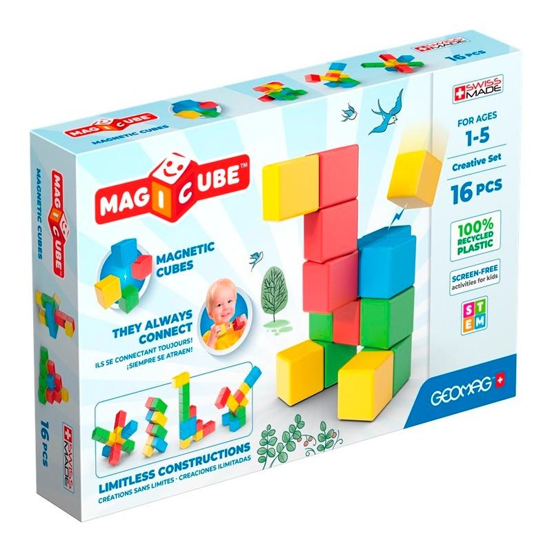 Geomag Magicube Recycled Creative Set - 16 Pcs