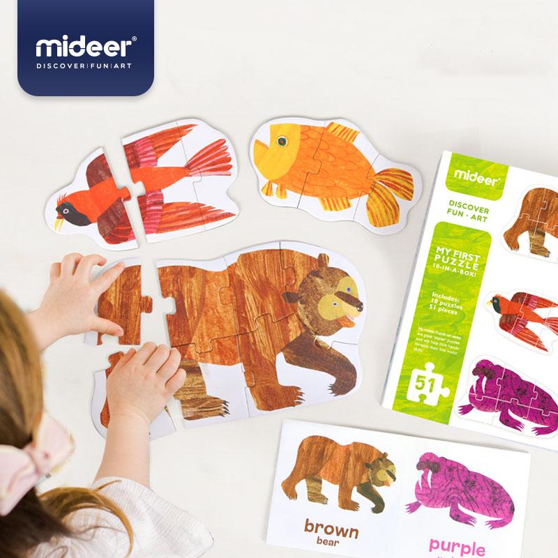 Mideer My First Puzzle 10-In-A-Box