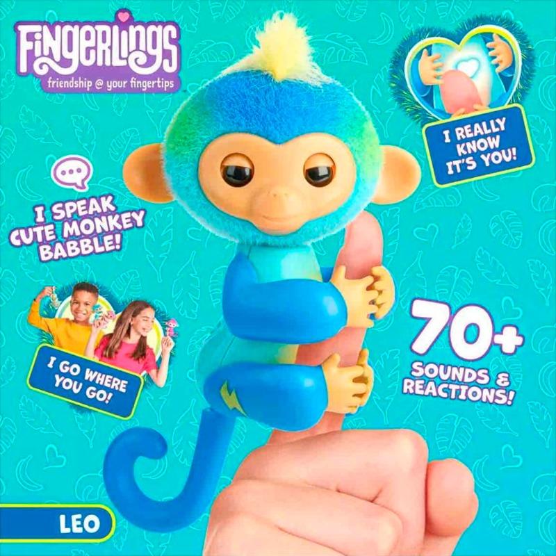 Fingerlings Monkey Blue - Leo
