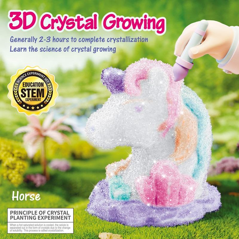 Tuosiqi 3D Crytal Growing Unicorn Set
