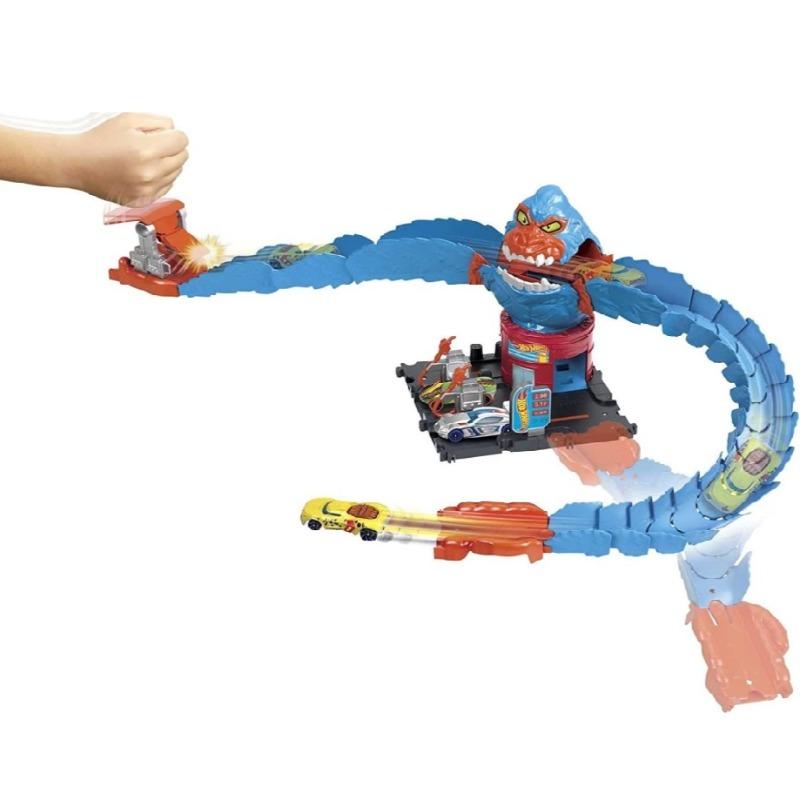 Hot Wheels City Wreck And Gorilla Attack Playset