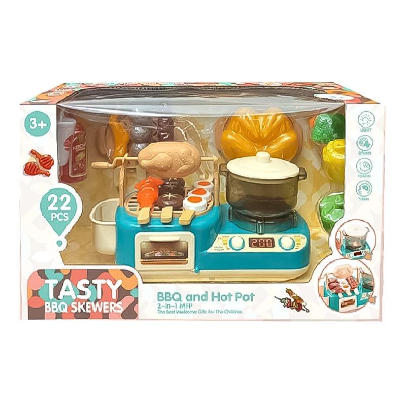 مجموعة لعب إعداد الباربكيو 22 قطعة