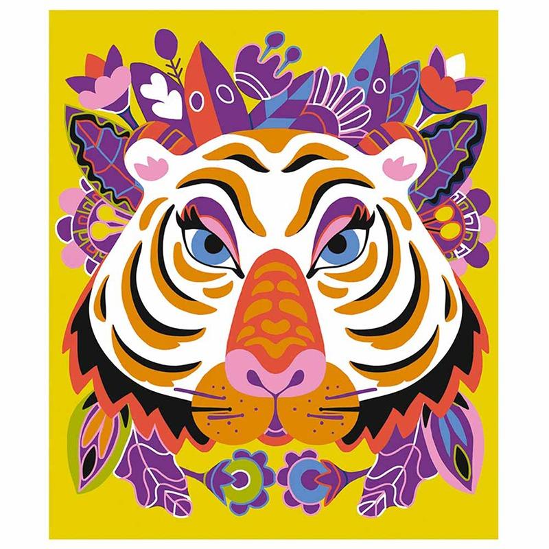 Janod Scratch Art Animals Of The World