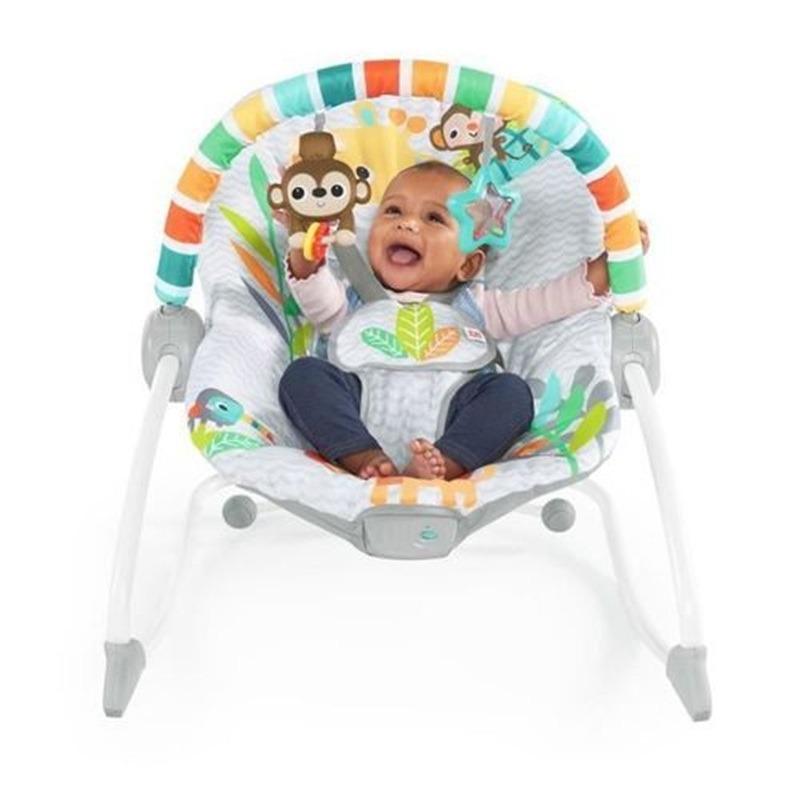 Bright Starts Safari Blast Infant To Toddler Rocker