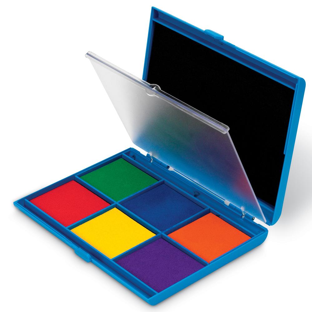 Learning Resources Jumbo Ink Stamp Pad - 7 Colors