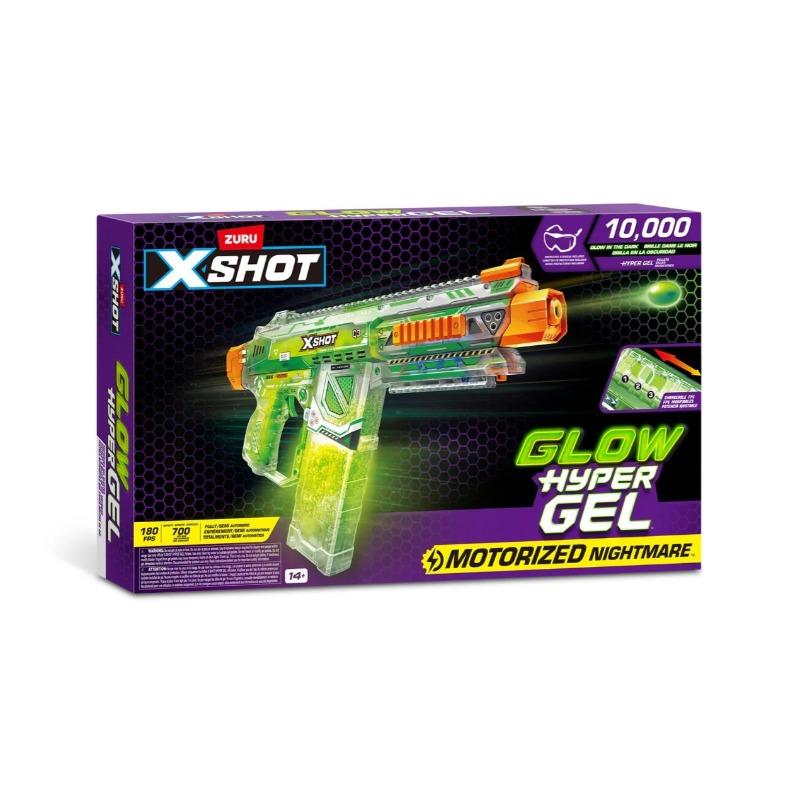 X-Shot Hyper Gel Glow in the Dark Large