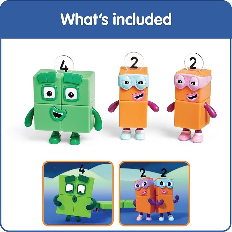 Numberblocks Four and The Terrible Twos Figure Pack