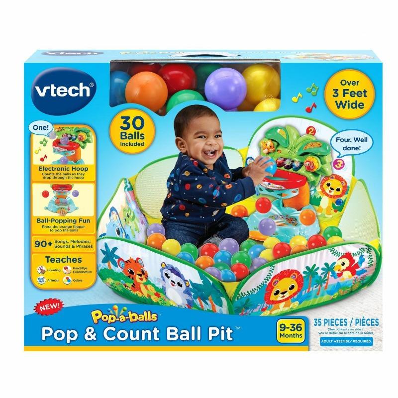 VTech Pop a Balls Pop And Count Ball Pit 30 Balls