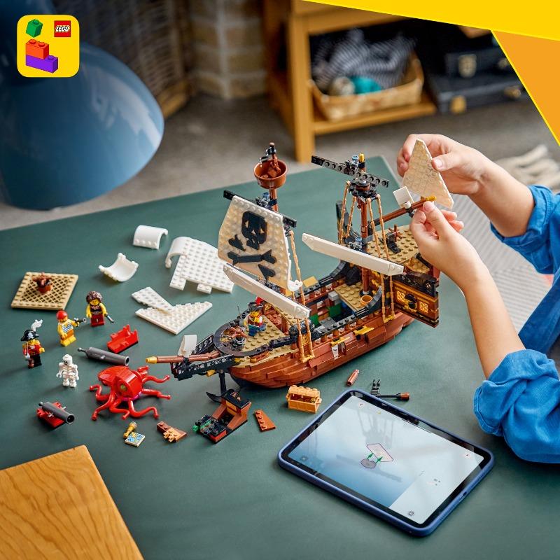 LEGO Creator 3 in 1 Iconic Pirate Ship Building Set