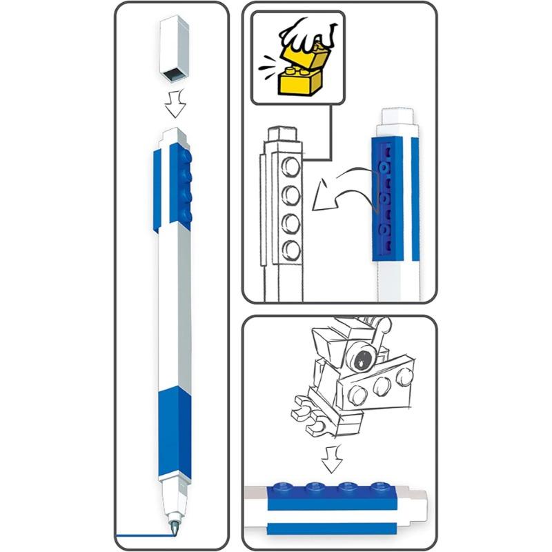 LEGO Pen Pal Gel Pen with Minifigure – Blue