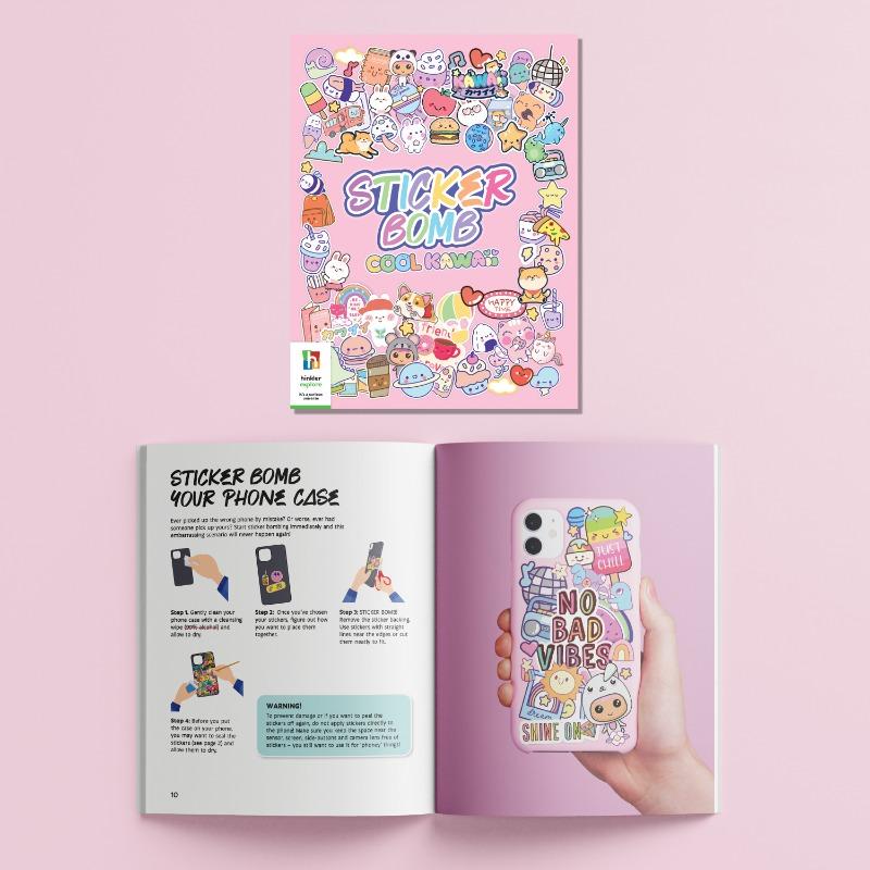 Hinkler Kaleidoscope Sticker Bomb Cool Kawaii