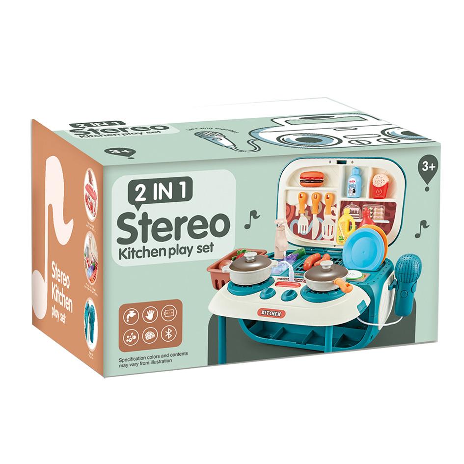 2 In 1 Stereo Kitchen Play Set