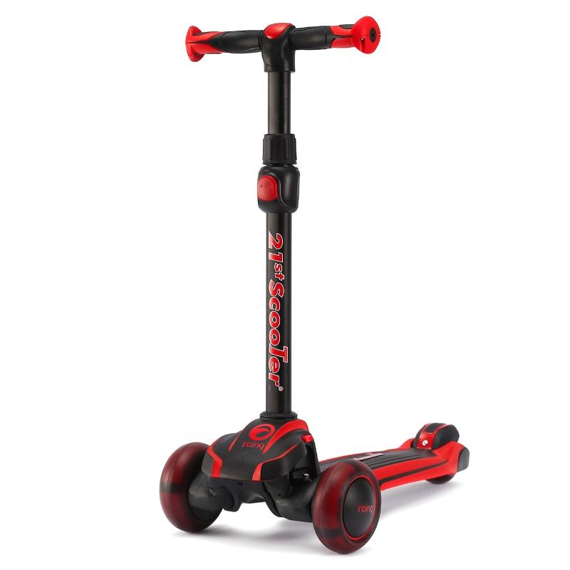 Ryin 3 Wheeled Twist Scooter 2 In 1 - Red