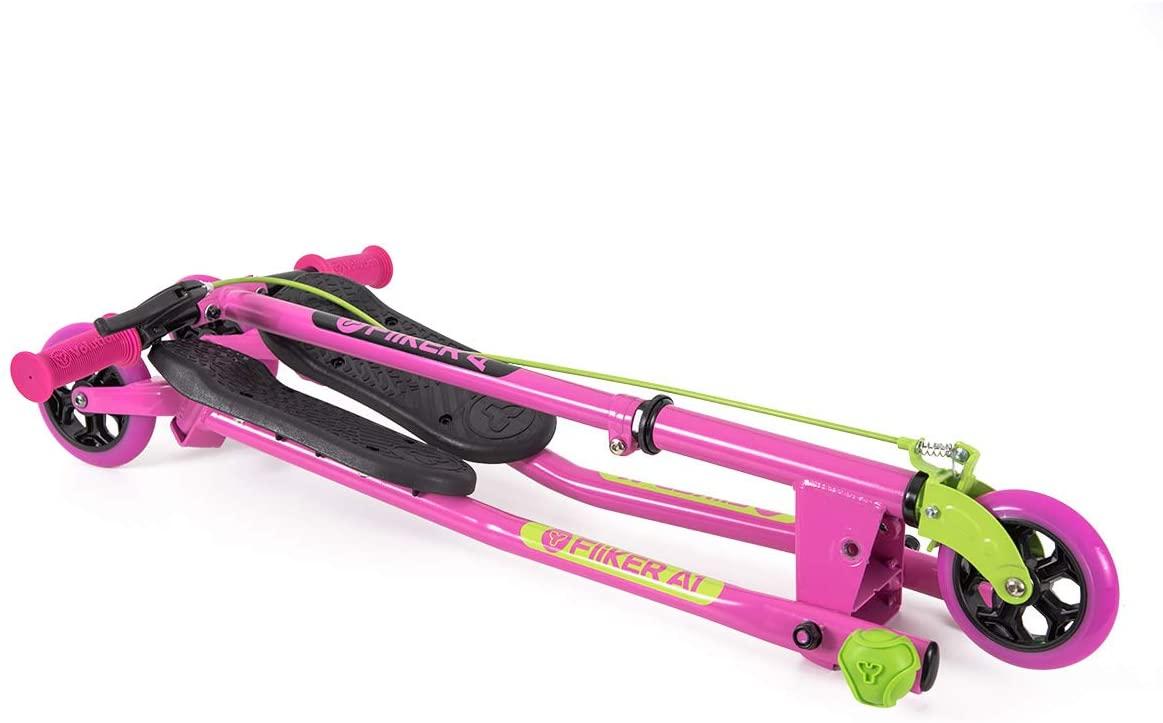 Y Fliker Air A1 Kids Swing Scooter - Pink & Green