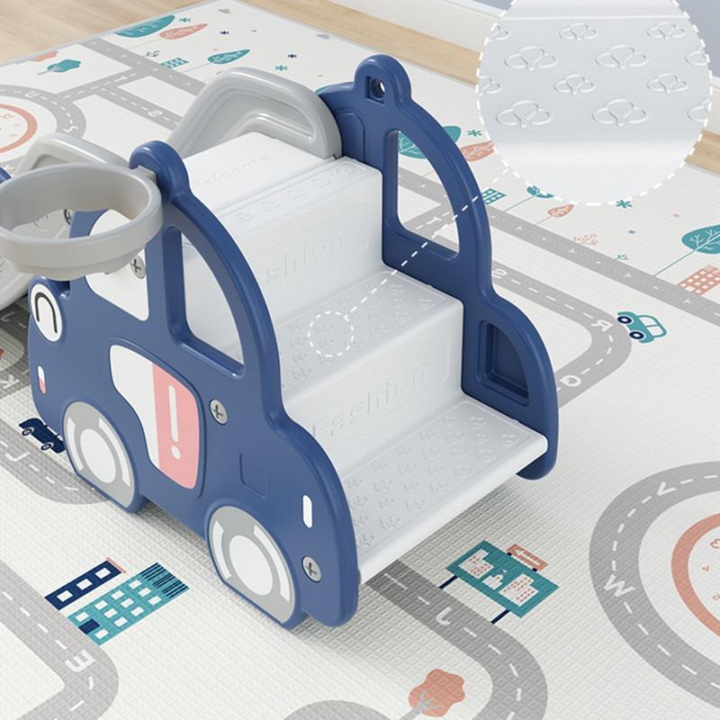 جو سبورت - زحلاقية قابلة للطي للأطفال لون أزرق