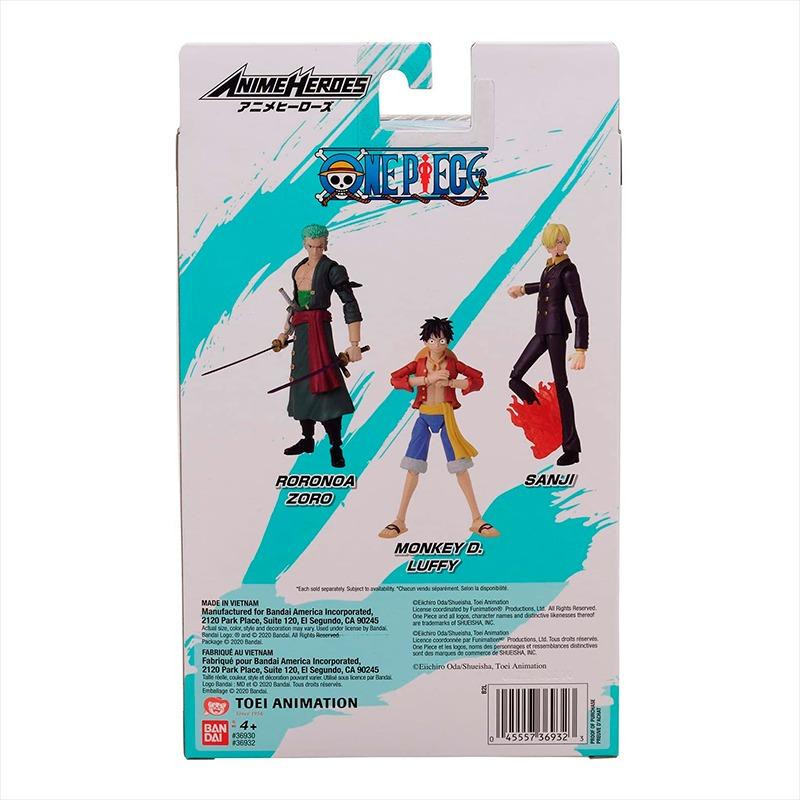 Bandai Anime Heroes One Piece - Roronoa Zoro Action Figure