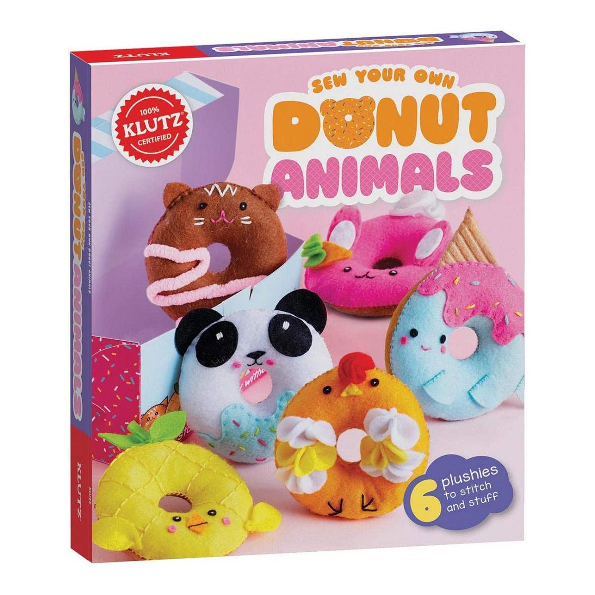 كلوتز - مجموعة حياكة دونات بتصميم الحيوانات