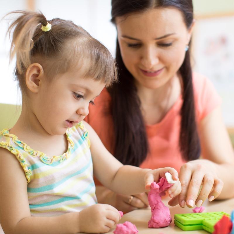 مون - مجموعة صلصال متجر الآيس كريم 4 لون