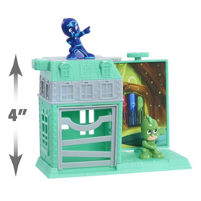 PJ Masks Night Time Micros Trap And Escape - Gekko & Night Ninja