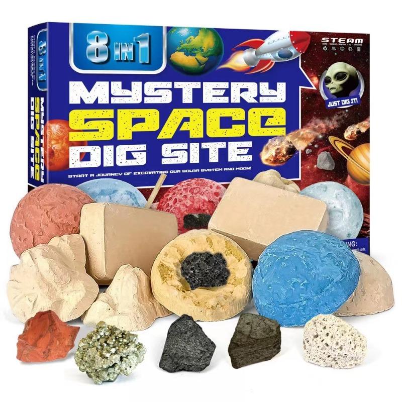 8-in-1 Excavation Kit Mystery Space Dig Site