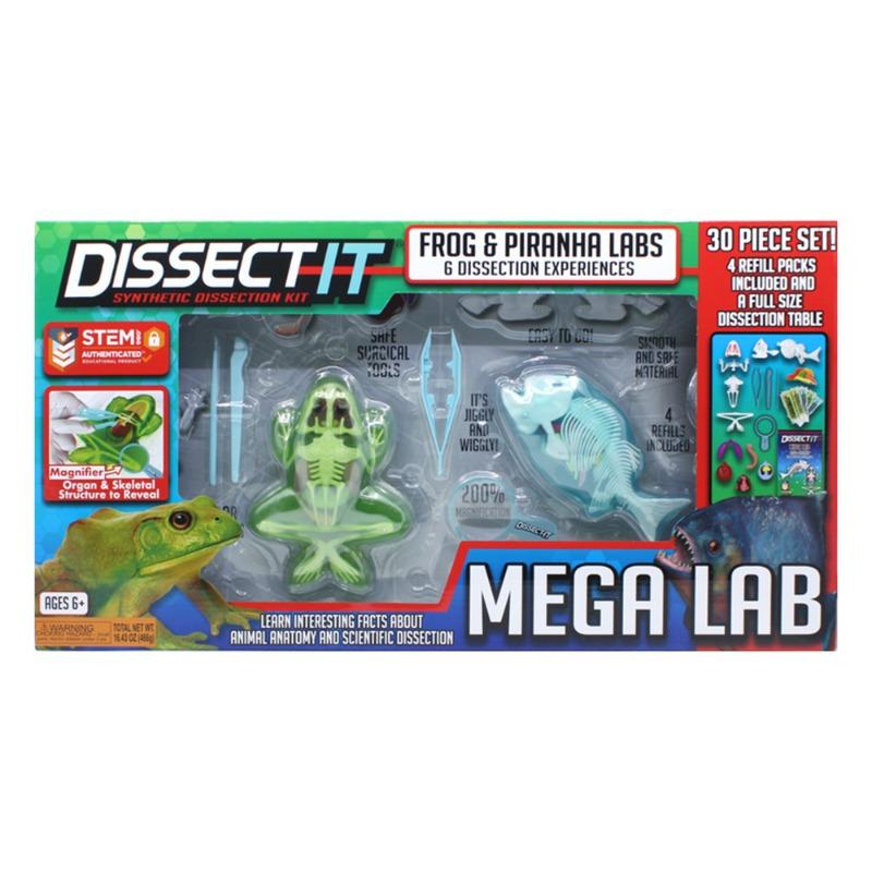 ديسكت ات -مختبر علوم التشريح لهيكل الضفدع وسمكة البيرانا